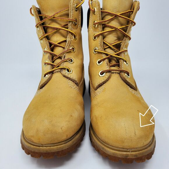 Timberland Linden Woods Combat Leather Boots Waterproof 6M Y2k 90s - Picture 5 of 12